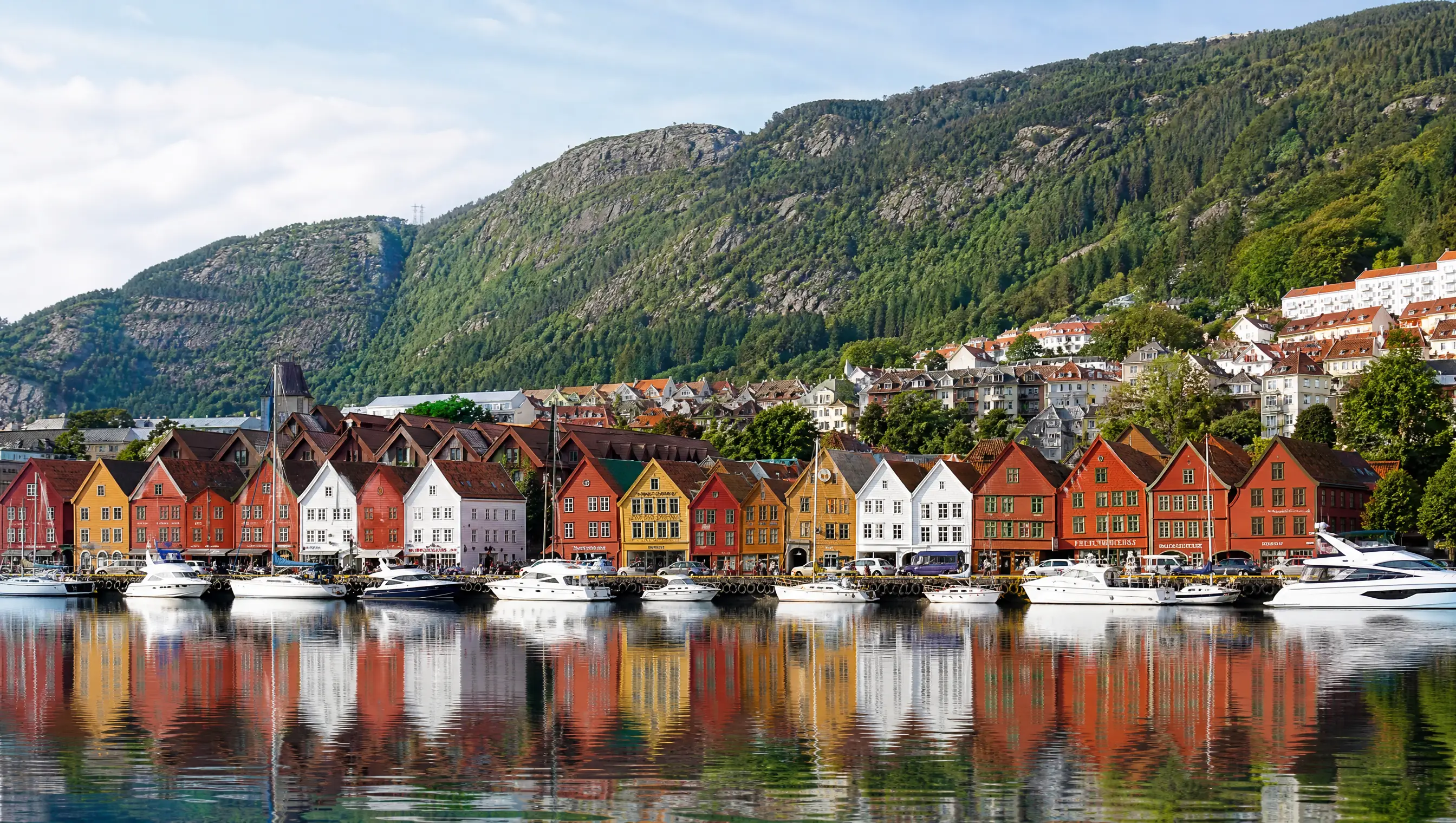 Bergen med Bryggen og fjellene – IPTV Bergen